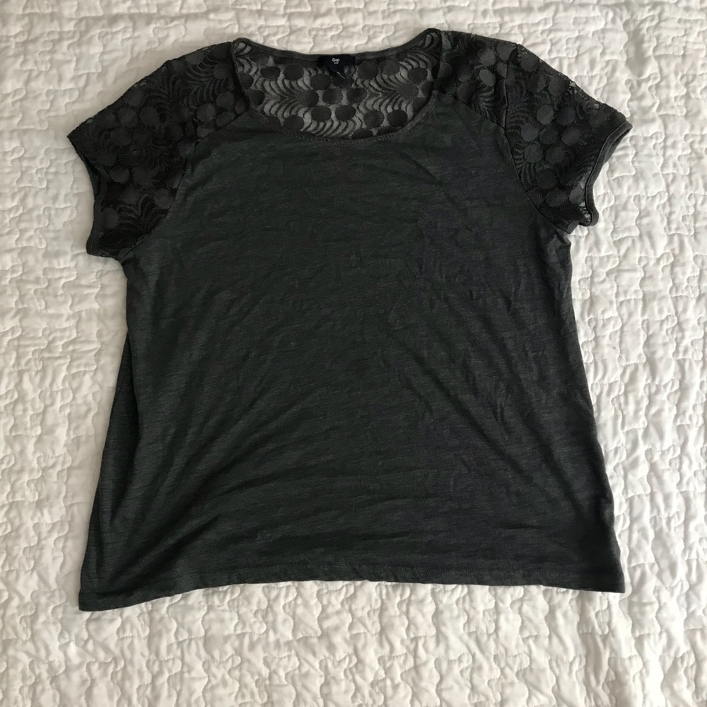 Grey gap blouse
